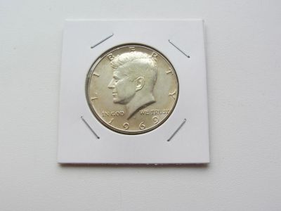 Лот: 15049908. Фото: 1. США 50 центов 1969 г (Half dollar... Америка