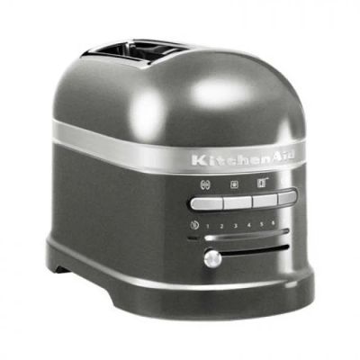 Лот: 24295259. Фото: 1. Тостер KitchenAid Artisan, серебряный... Кухонная