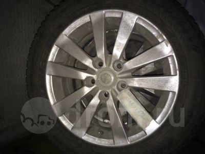 Лот: 14931360. Фото: 1. Комплект колес 205\55\16 на литье... Шины на дисках
