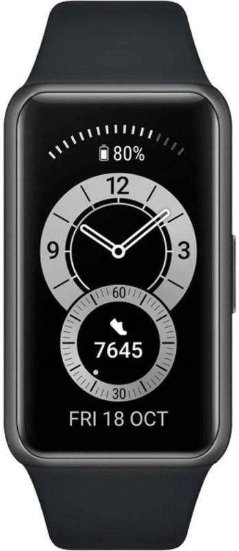 Лот: 18376994. Фото: 1. Фитнес-браслет Huawei Band 6 Графитовый... Смарт-часы, фитнес-браслеты, аксессуары
