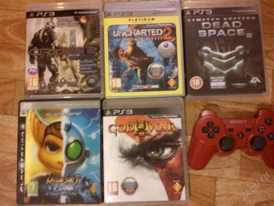 Лот: 1158795. Фото: 1. диски для ps3 + контроллер. Игры для консолей