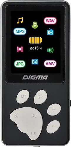 Лот: 24523631. Фото: 1. MP3-плеер Digma S4 Black/Grey. Плееры