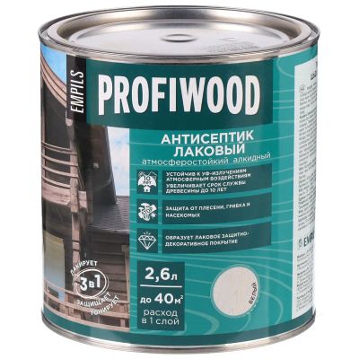 Лот: 24076960. Фото: 1. Антисептик Profiwood, для дерева... Краски, лаки, растворитель