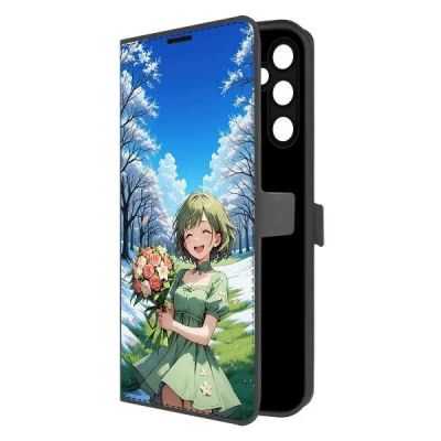 Лот: 25135207. Фото: 1. Чехол Krutoff Eco Book "Аниме... Чехлы, бамперы