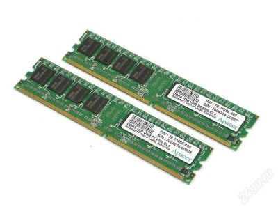 Лот: 1417728. Фото: 1. DDR2 256 MB Apacer. Оперативная память