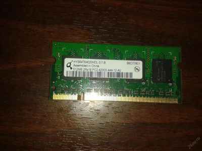 Лот: 5676035. Фото: 1. Оперативная память SO-DDR2 512MB. Оперативная память