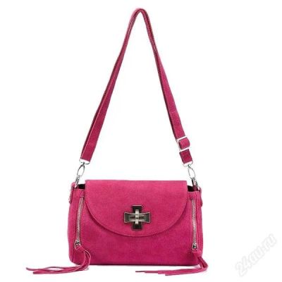 Лот: 2017591. Фото: 1. Яркая новая сумка, замша! Заказана... Сумки