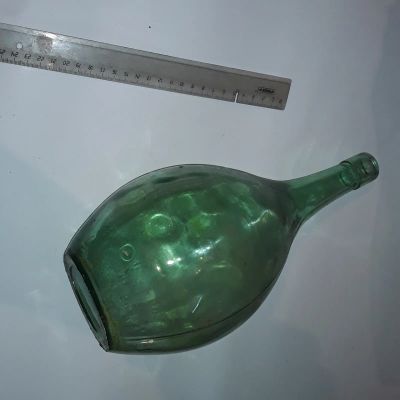 Лот: 25703202. Фото: 1. красивая бутылка зелёное стекло... Бутылки, пробки, этикетки
