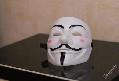 Лот: 2207116. Фото: 1. маска Гая Фокса (б/у) состояние... Другое (сувениры, подарки)