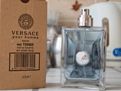 Лот: 25640109. Фото: 1. 100% Оригинал 100мл Versace Pour... Мужская парфюмерия