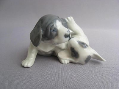 Лот: 11654697. Фото: 1. Играющие щенки фарфор Дания Royal... Фарфор, керамика
