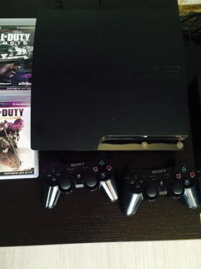 Лот: 5406729. Фото: 1. Приставка PS3 +8 дисков. Игровые приставки, консоли