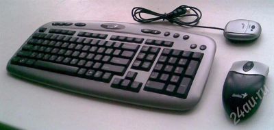 Лот: 329115. Фото: 1. Клавиатура и мышь Genius KB600... Клавиатуры и мыши
