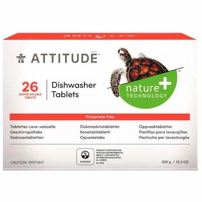 Лот: 25026421. Фото: 1. Таблетки Attitude для посудомоечных... Бытовая химия