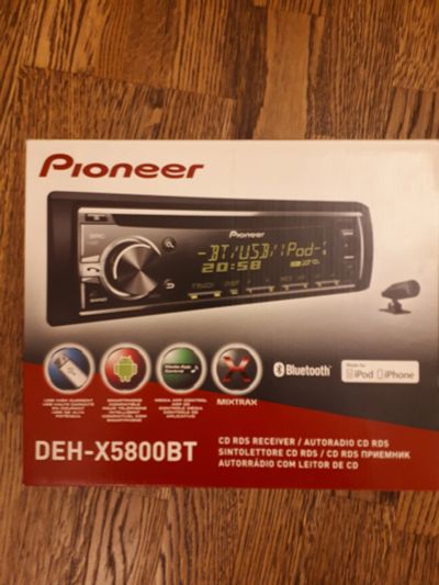 Лот: 11957652. Фото: 1. Автомагнитола Pioneer DEH-X5800BT. Автомагнитолы