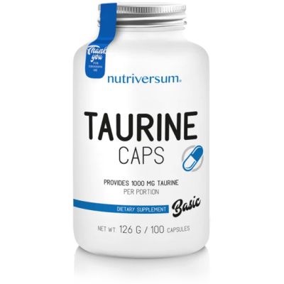 Лот: 18820683. Фото: 1. Nutriversum Taurine 100 капс. Спортивное питание, витамины