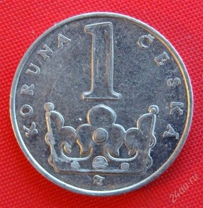 Лот: 1589610. Фото: 1. (№824-2/LF) 1 крона 1994 (Чехия... Европа