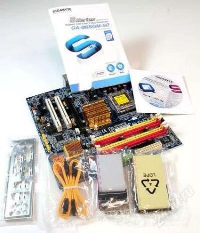 Лот: 1435099. Фото: 1. GIGABYTE GA-965GM-S2. Материнские платы