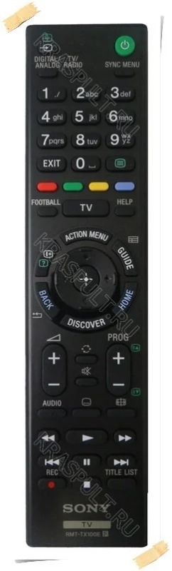 Лот: 15906793. Фото: 1. Пульт SONY RMT-TX100E. Пульты ДУ