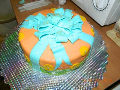 Лот: 6168703. Фото: 1. ТОРТ С Бантиком. Торты, пирожные