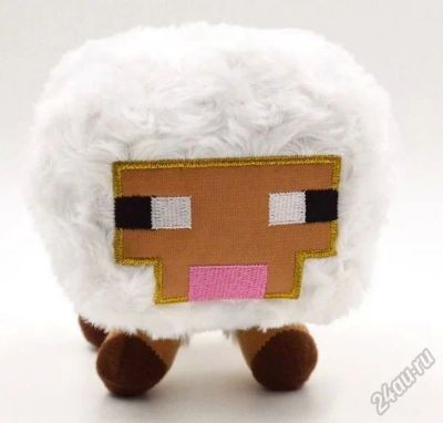 Лот: 5849167. Фото: 1. Мягкая игрушка «Овца из Minecraft... Мягкие