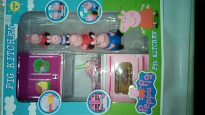 Лот: 6485443. Фото: 1. Игрушка набор кукол кухня Peppa... Куклы и аксессуары