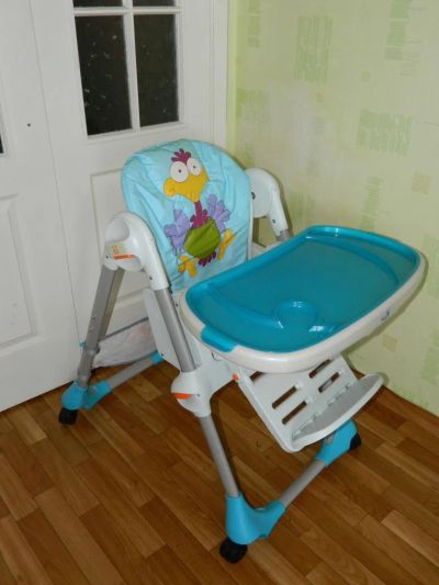 Лот: 3700226. Фото: 1. Продам Стульчик Chicco Polly Сафари... Стульчики для кормления