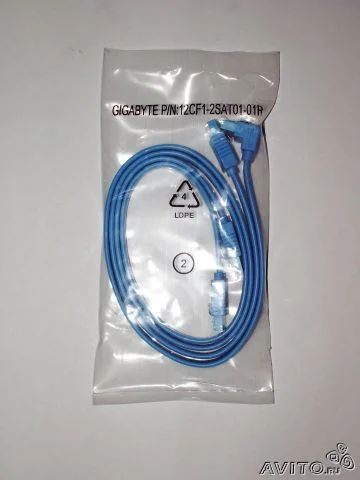 Лот: 3650078. Фото: 1. Шлейф SATA Gigabyte. Шлейфы, кабели, переходники
