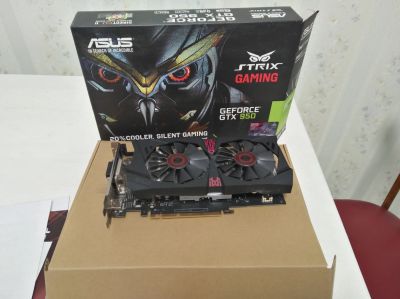 Лот: 18422737. Фото: 1. GTX 950 Asus Strix Gaming 2Gb. Видеокарты