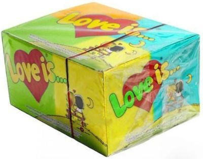 Лот: 3630987. Фото: 1. Ассорти "Love is" из 5 вкусов... Жевательная резинка
