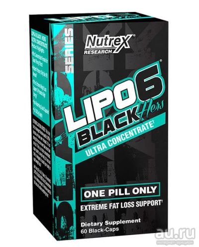 Лот: 14278461. Фото: 1. Жиросжигатель Lipo 6 Black Hers... Спортивное питание, витамины
