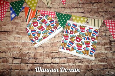 Лот: 8995930. Фото: 1. Шапка и снуд "Вкусняшки". Головные уборы