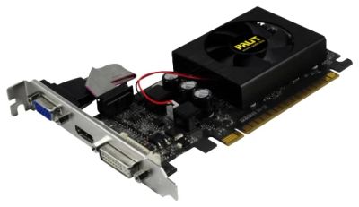 Лот: 8076711. Фото: 1. Palit GT 610 1Gb 64bit Б/У. Видеокарты