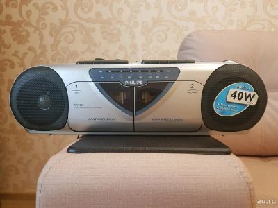 Лот: 14295369. Фото: 1. Кассетный магнитофон Philips AW7150. Кассетные деки, магнитофоны