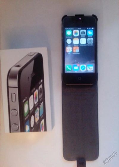 Лот: 5683911. Фото: 1. iPhone 4s 8GB черный. Смартфоны