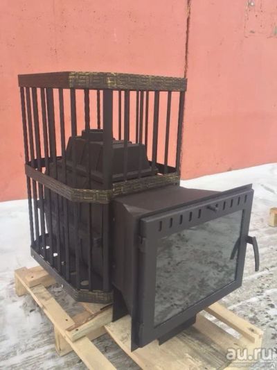 Лот: 11383563. Фото: 1. Банная печь Сибирь-24 чугунная... Печи для бани, сауны