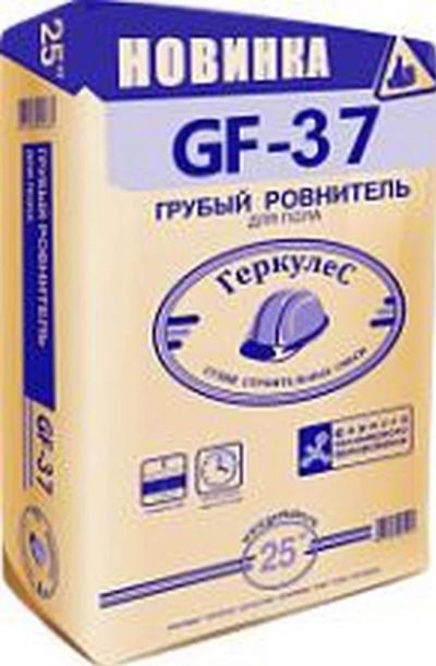 Лот: 6999824. Фото: 1. Пол Грубый ровнитель Геркулес... Смеси, шпатлевки, цемент