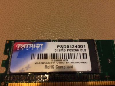 Лот: 8056420. Фото: 1. DDR 512mb(2 планки). Оперативная память