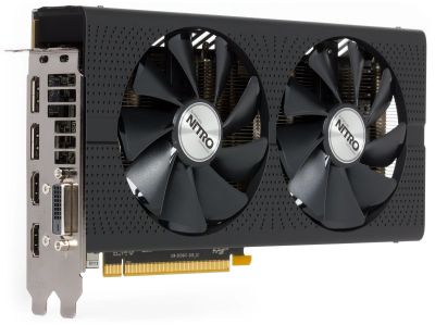 Лот: 19824817. Фото: 1. Видеокарта AMD RX 470 Nitro, после... Видеокарты