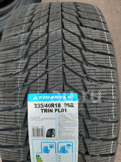 Лот: 24338909. Фото: 1. Зимняя резина 235/40 R-18 "Triangle... Шины