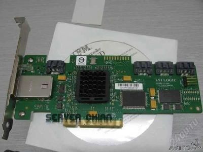 Лот: 1444311. Фото: 1. SAS контроллер LSI logic SAS3444E. Платы расширения, контроллеры, доп. порты