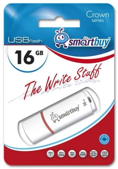 Лот: 4642482. Фото: 1. USB Flash 16Gb SmartBuy Crown... USB-флеш карты