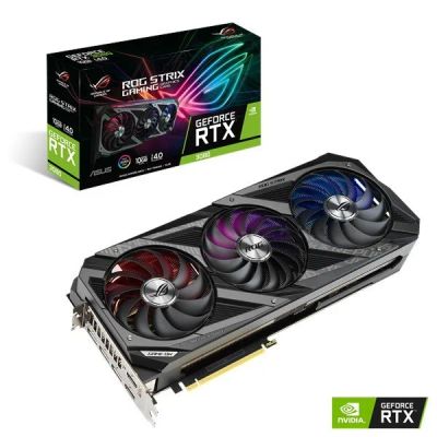 Лот: 17335766. Фото: 1. Asus rog rtx 3080. Видеокарты