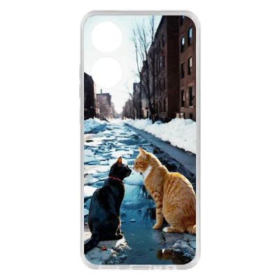 Лот: 25134732. Фото: 1. Чехол Krutoff Clear Case "Мартовские... Чехлы, бамперы