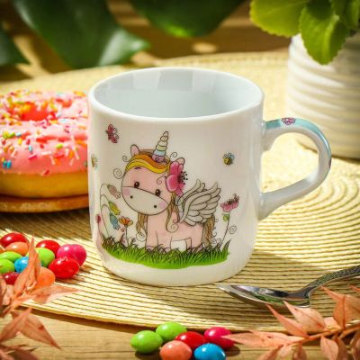 Лот: 25632181. Фото: 1. Кружка керамика, Единорог, 230... Всё для кормления