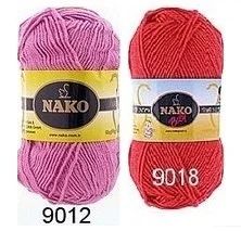Лот: 488479. Фото: 1. Пряжа Nako детская. Ткани, нитки, пряжа