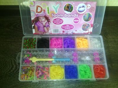 Лот: 5507004. Фото: 1. Loom Bands- средний набор, усиленный... Развивающие