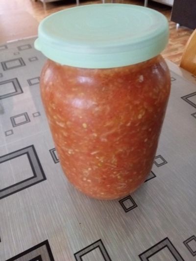 Лот: 16435929. Фото: 1. Аджика горлодер 1 литр. Домашние заготовки