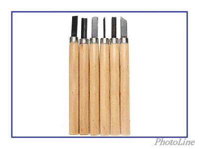 Лот: 3721945. Фото: 1. Набор для резьбы по дереву, 6... Инструменты для ручной работы