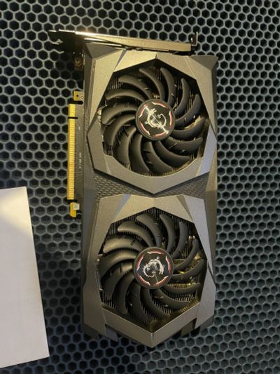 Лот: 25742847. Фото: 1. Видеокарта msi geforce gtx 1650... Видеокарты